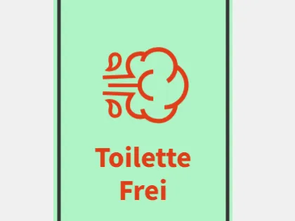 Toilette Frei (Grün)