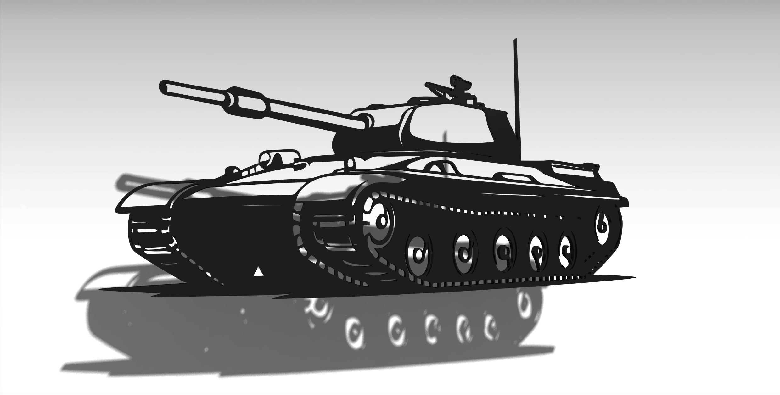 Tank T34 Wallart