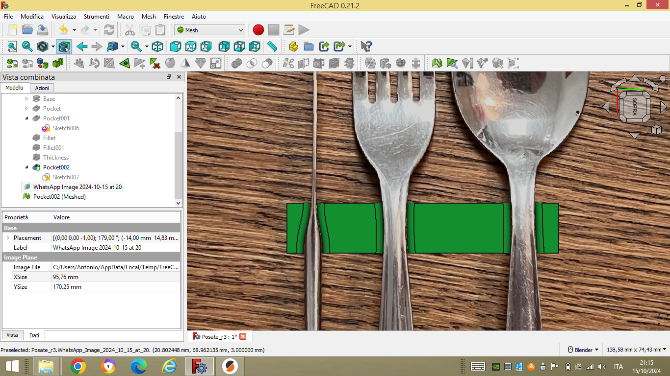Miniatura 4 do modelo 3D Silverware holder