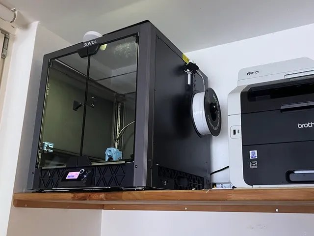 Filament Reel relocator for Sovol SV08  - Updated minimalist version V2