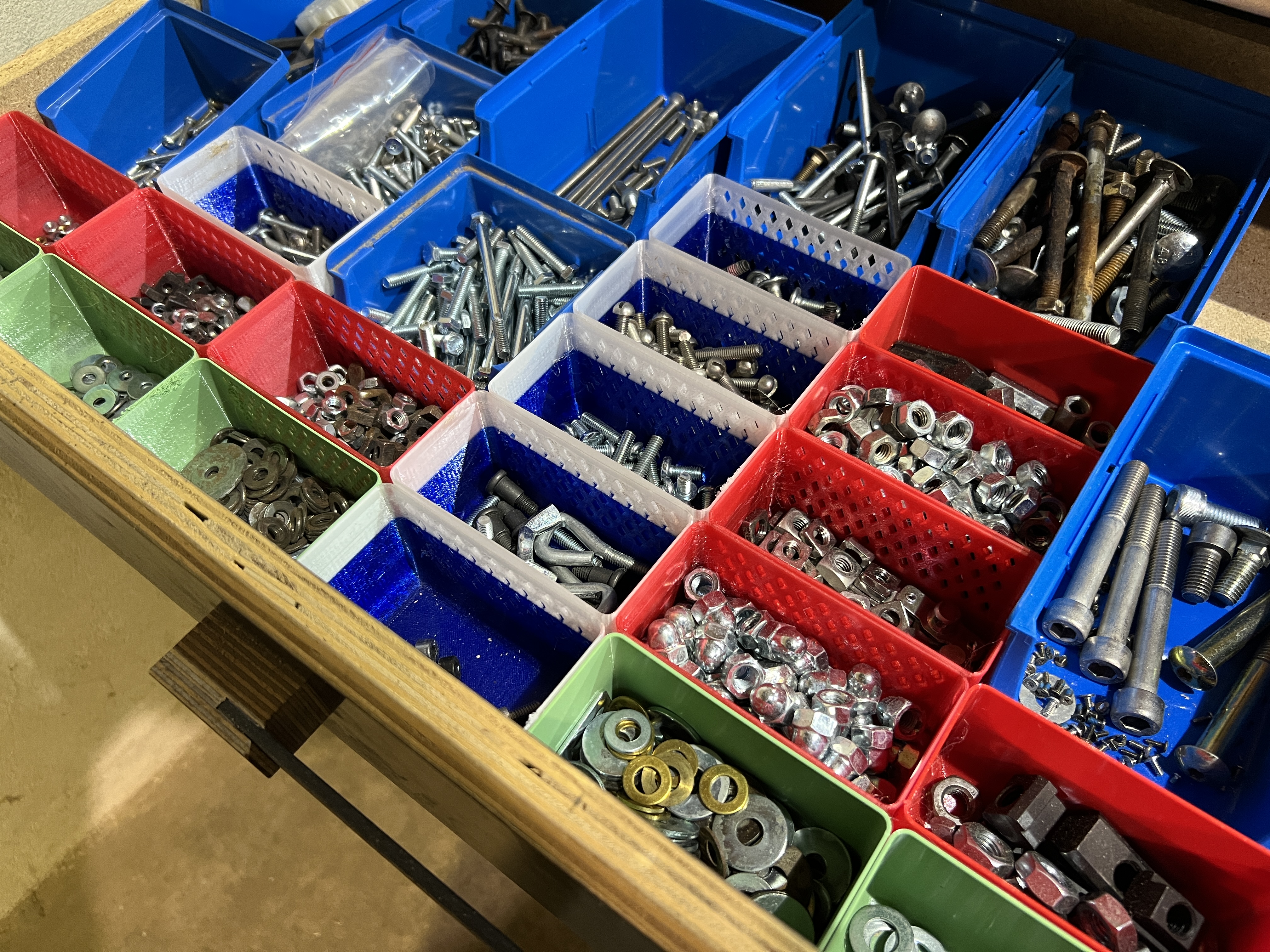 Workshop storage / organization boxes (nuts, screws, etc) // Fits with 'toom' ProfiPlus sizes — miniatura 2