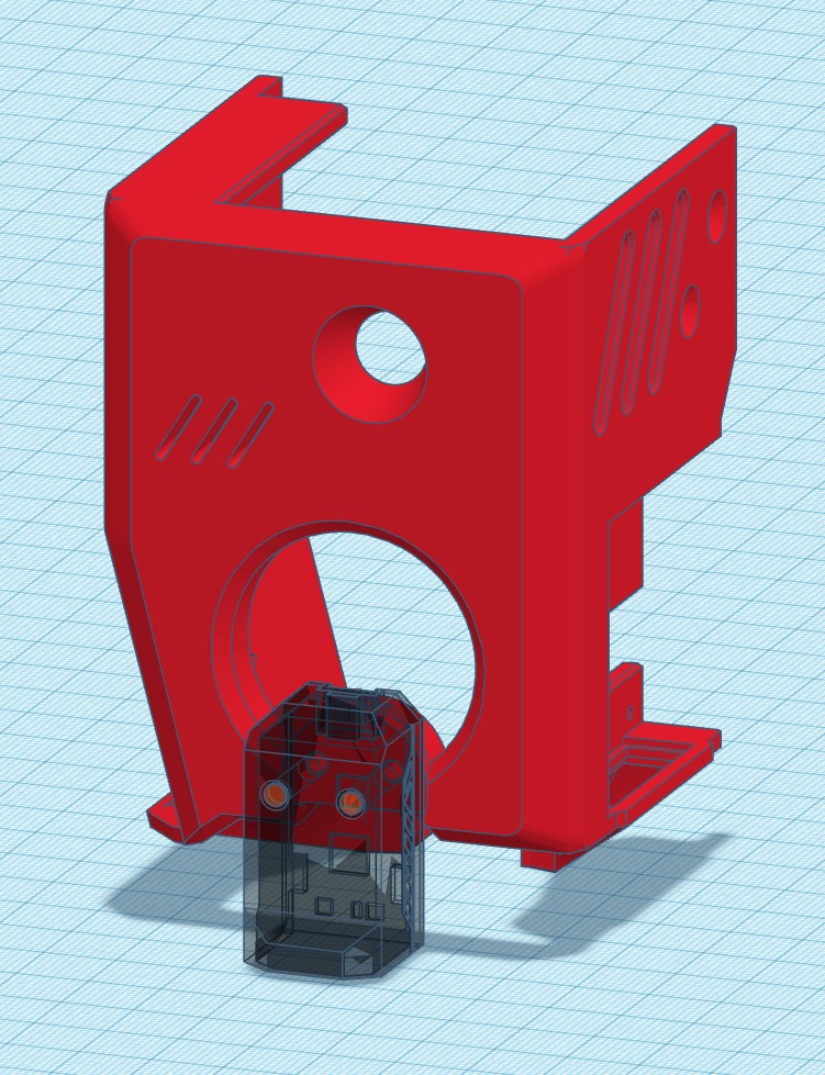 Hotend Cover for Ender 3 V3 KE with support for BTT EDDY