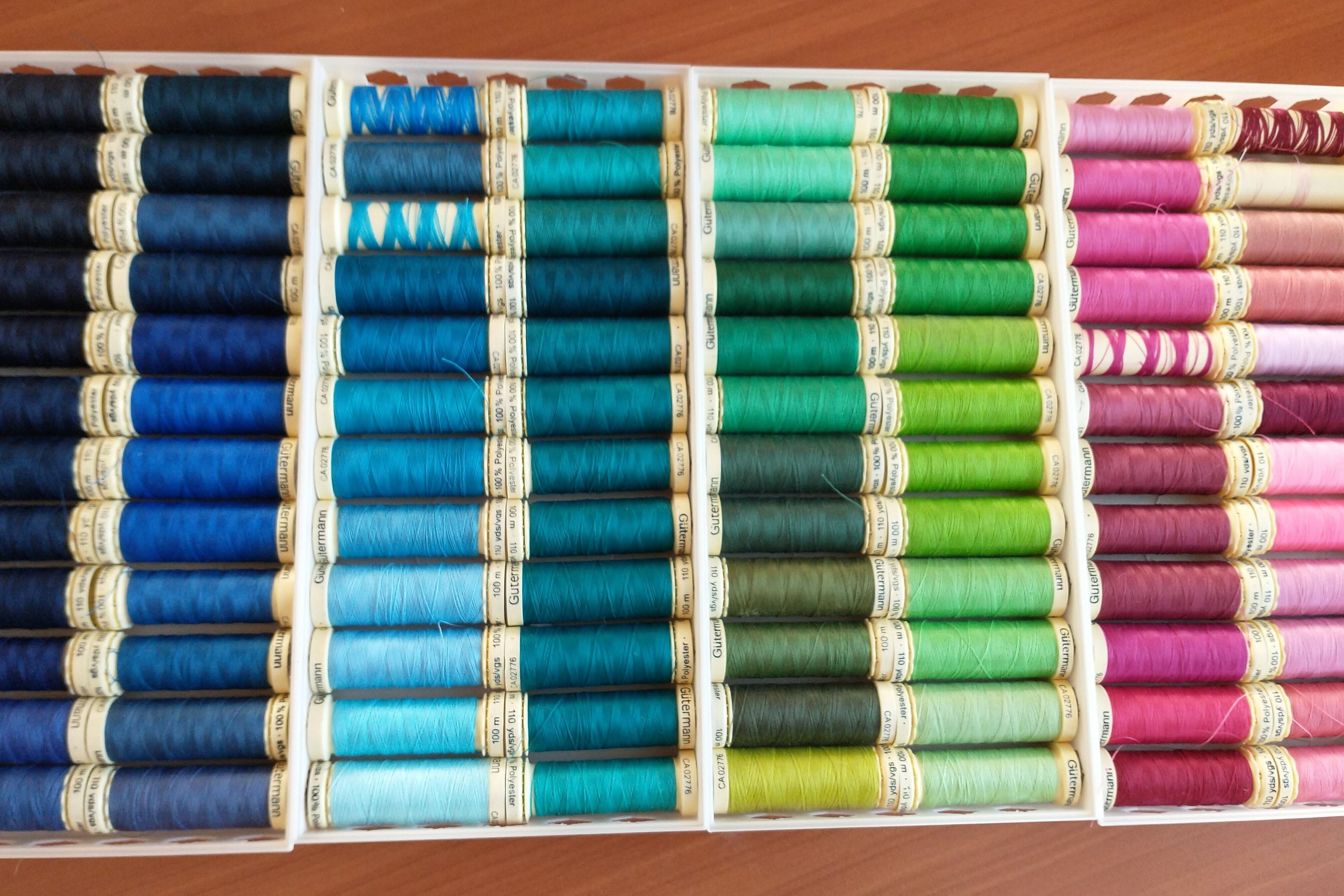 Stackable Spool Box for Gütermann Thread Spools