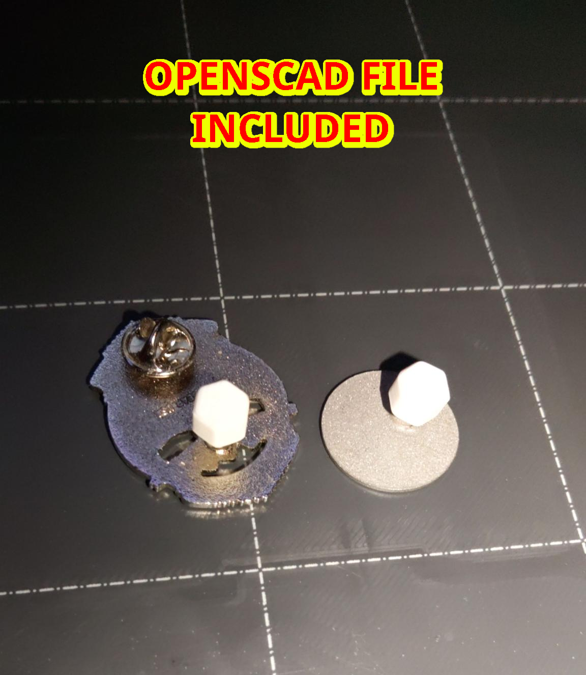Dammit (Military Clutch Pin Back Replacement)