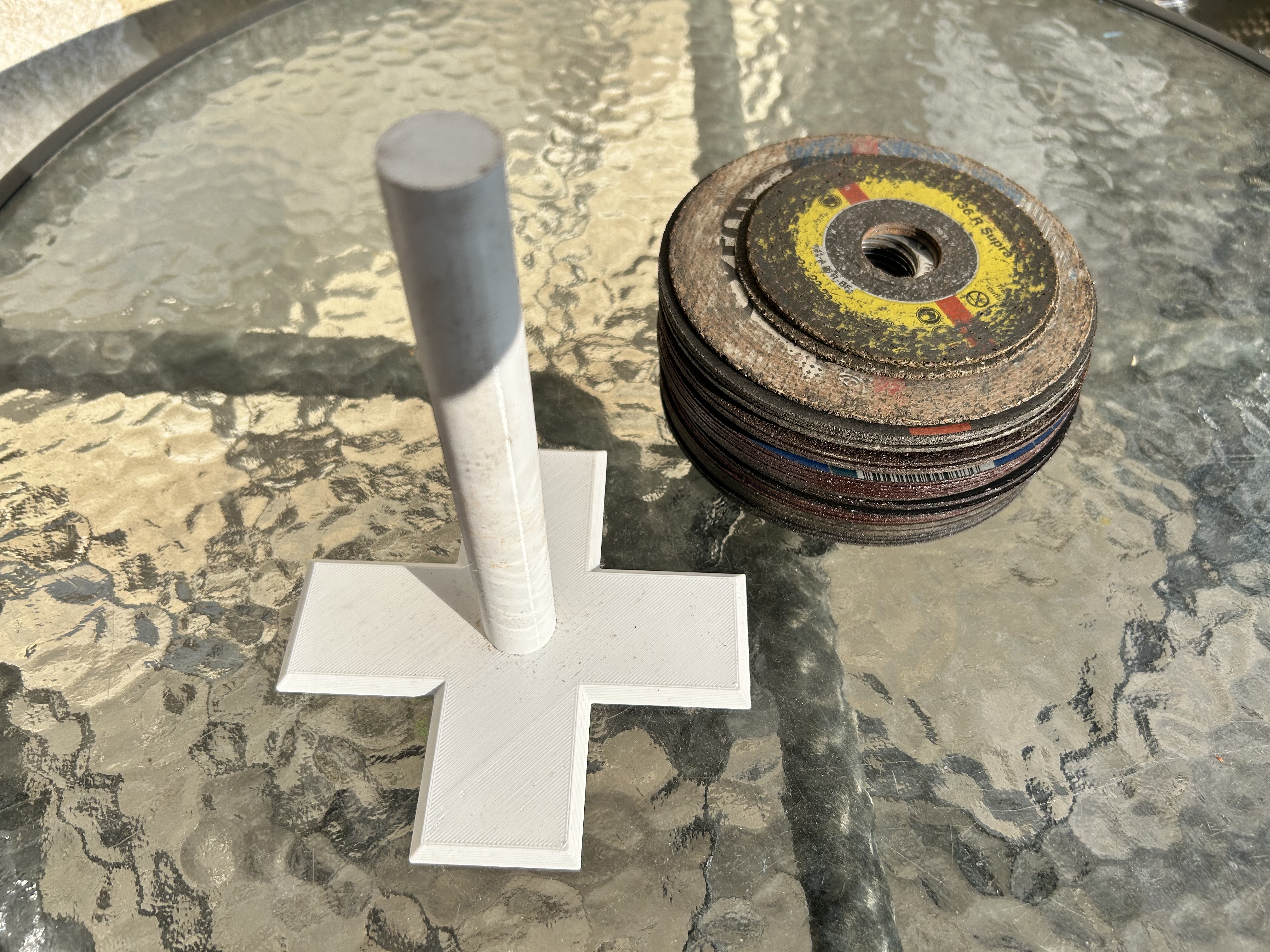 Držák kotoučů úhlové brusky / Angle grinder disc holder
