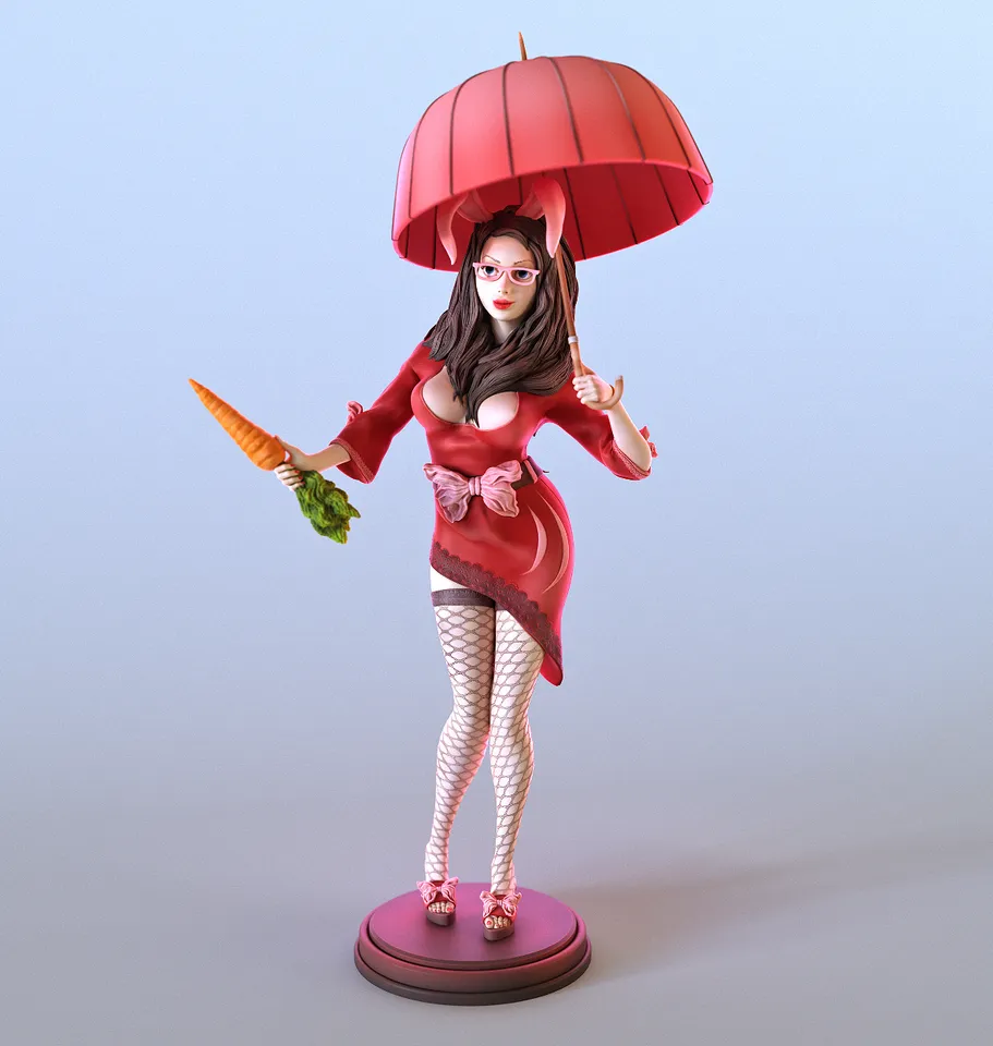 bunny-girl Lia by Yog3D | Download free STL model | Printables.com