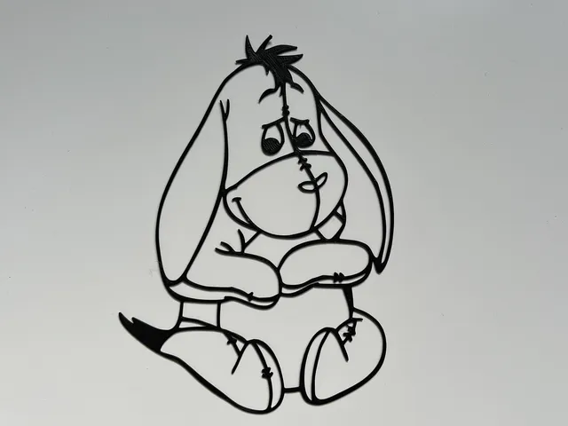 Eeyore Wall Art #1 (Winnie The Pooh)