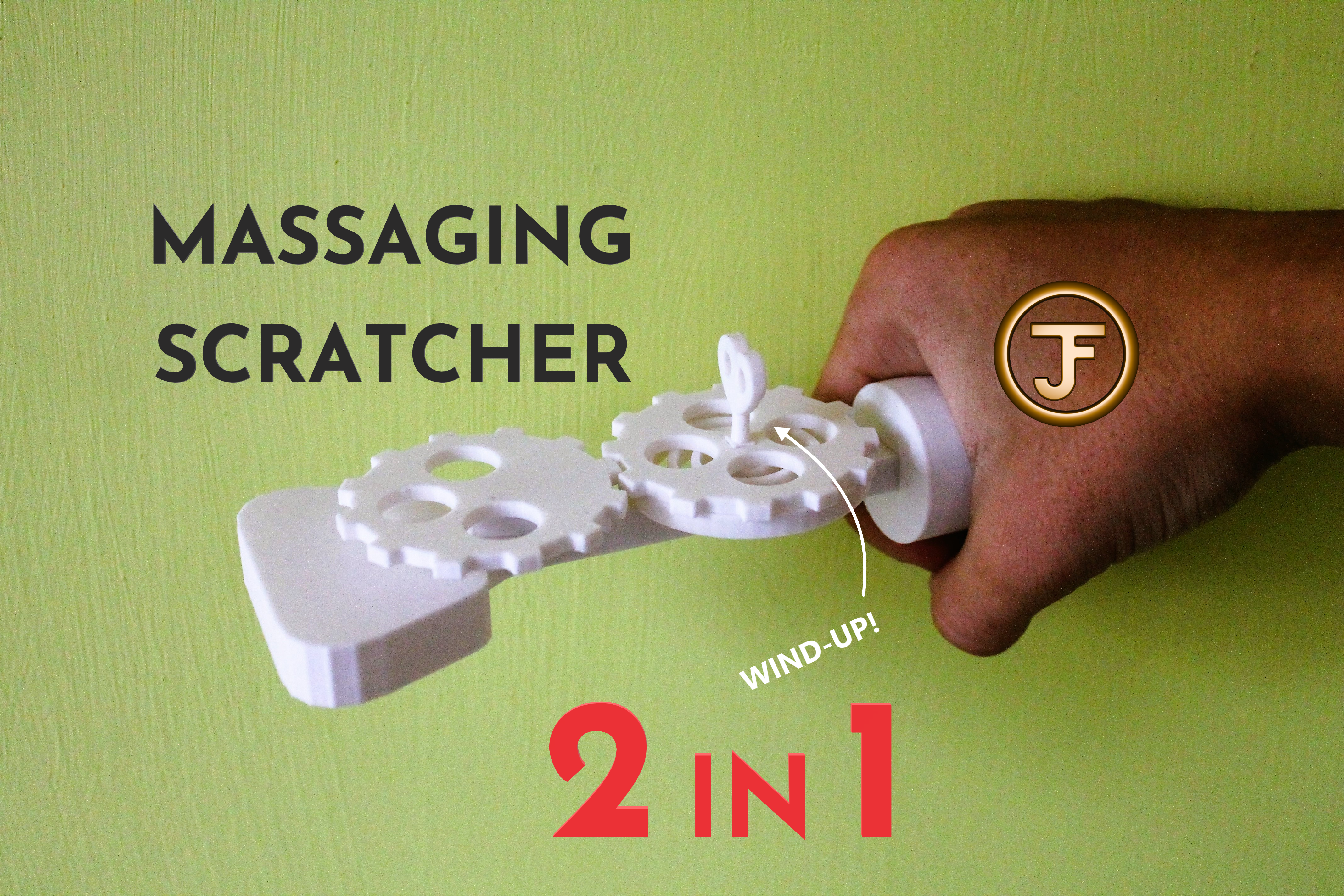 Massaging scratcher
