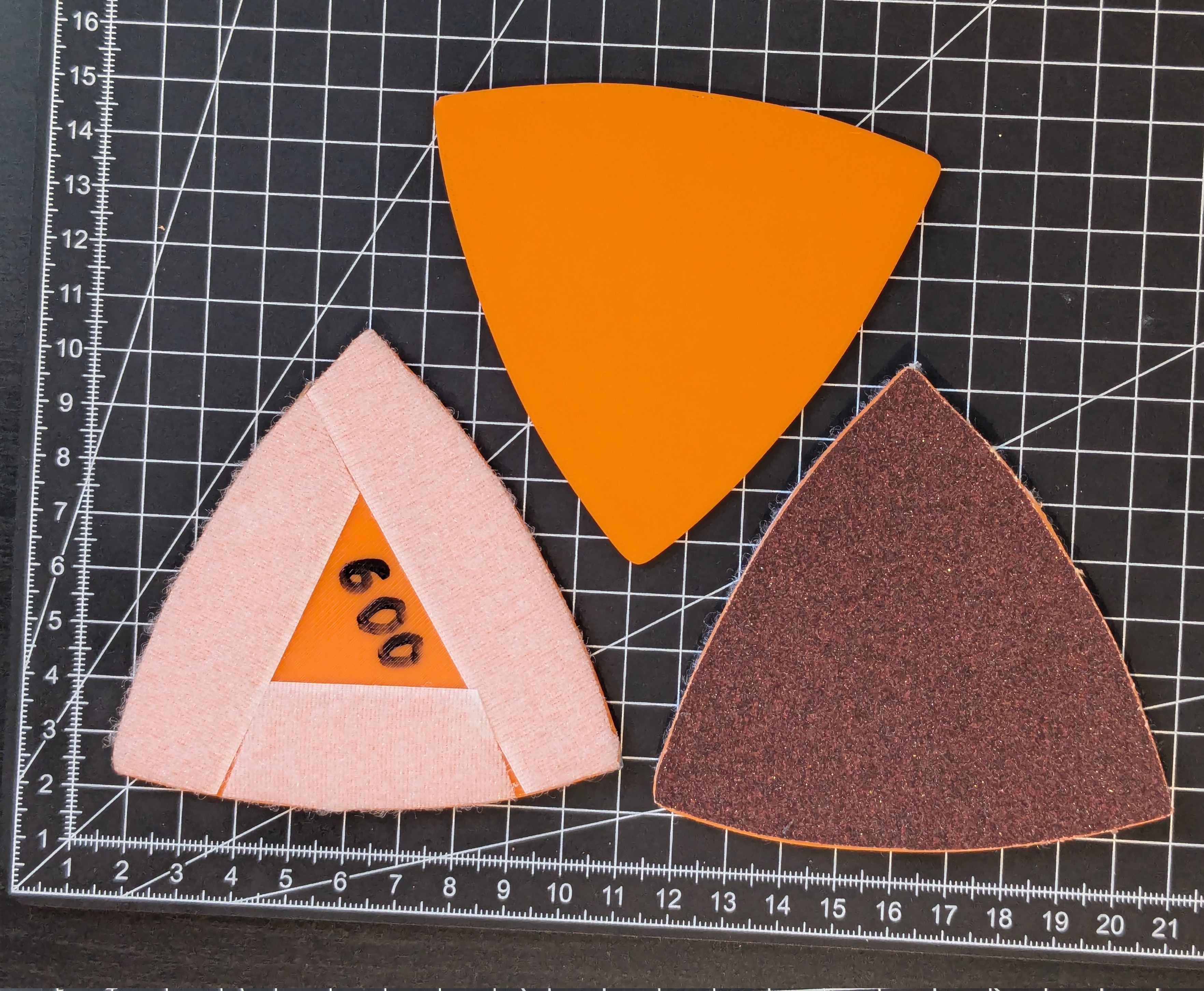 Triangular Sanding Pad Shim/Plate For Oscillating MultiTools [Einhell