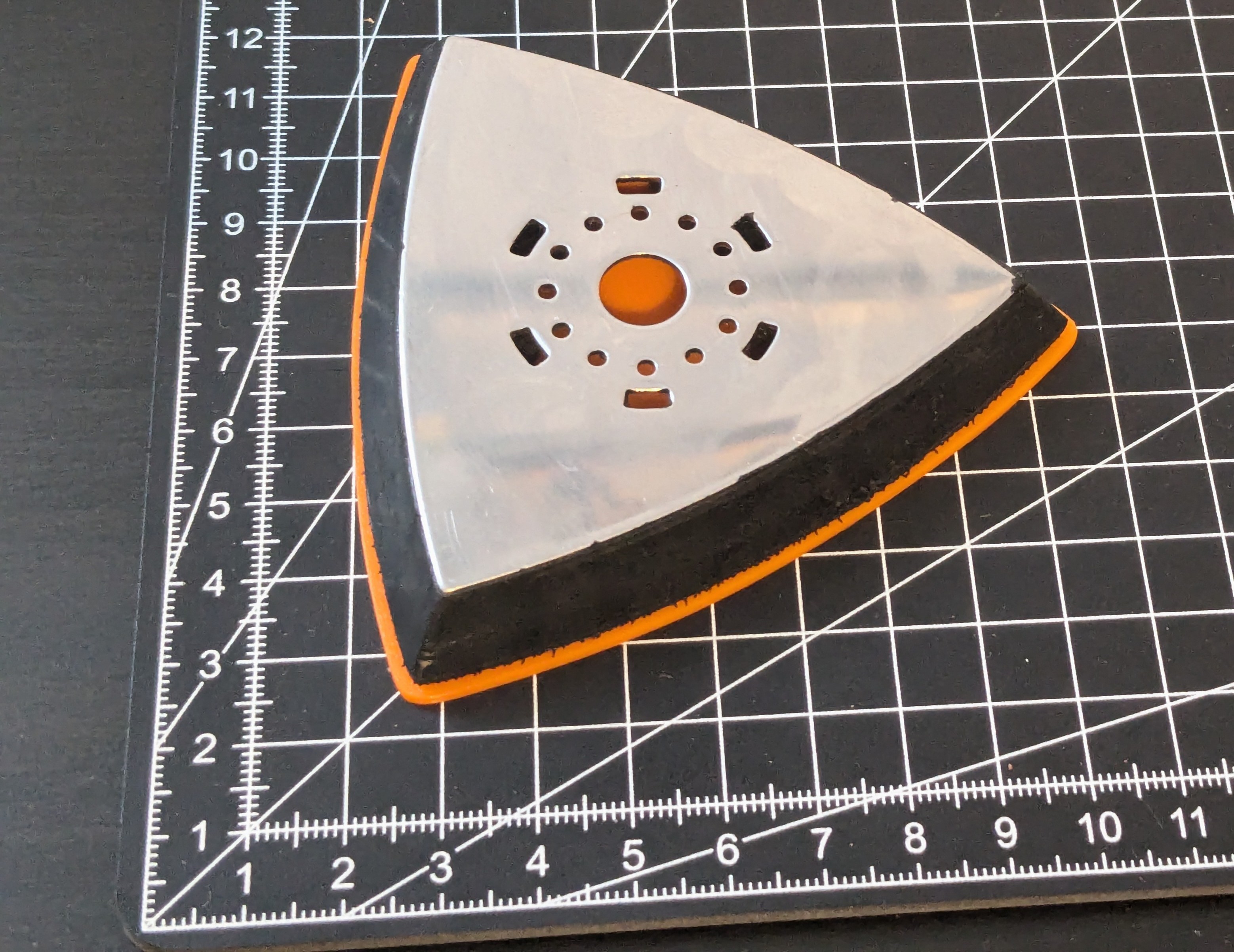 Triangular Sanding Pad Shim/Plate For Oscillating MultiTools [Einhell