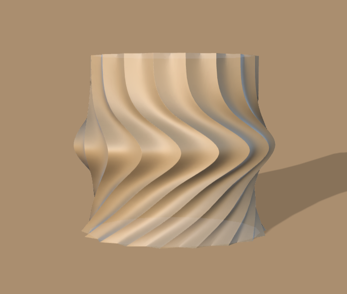 Plant Pot 1 - Bigger middle part! - Warped