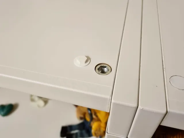 IKEA PLATSA screw hole cover