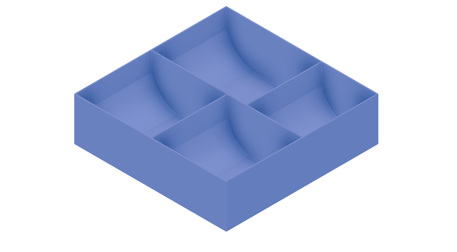 Drawer Tray - Rounded Internal Edge