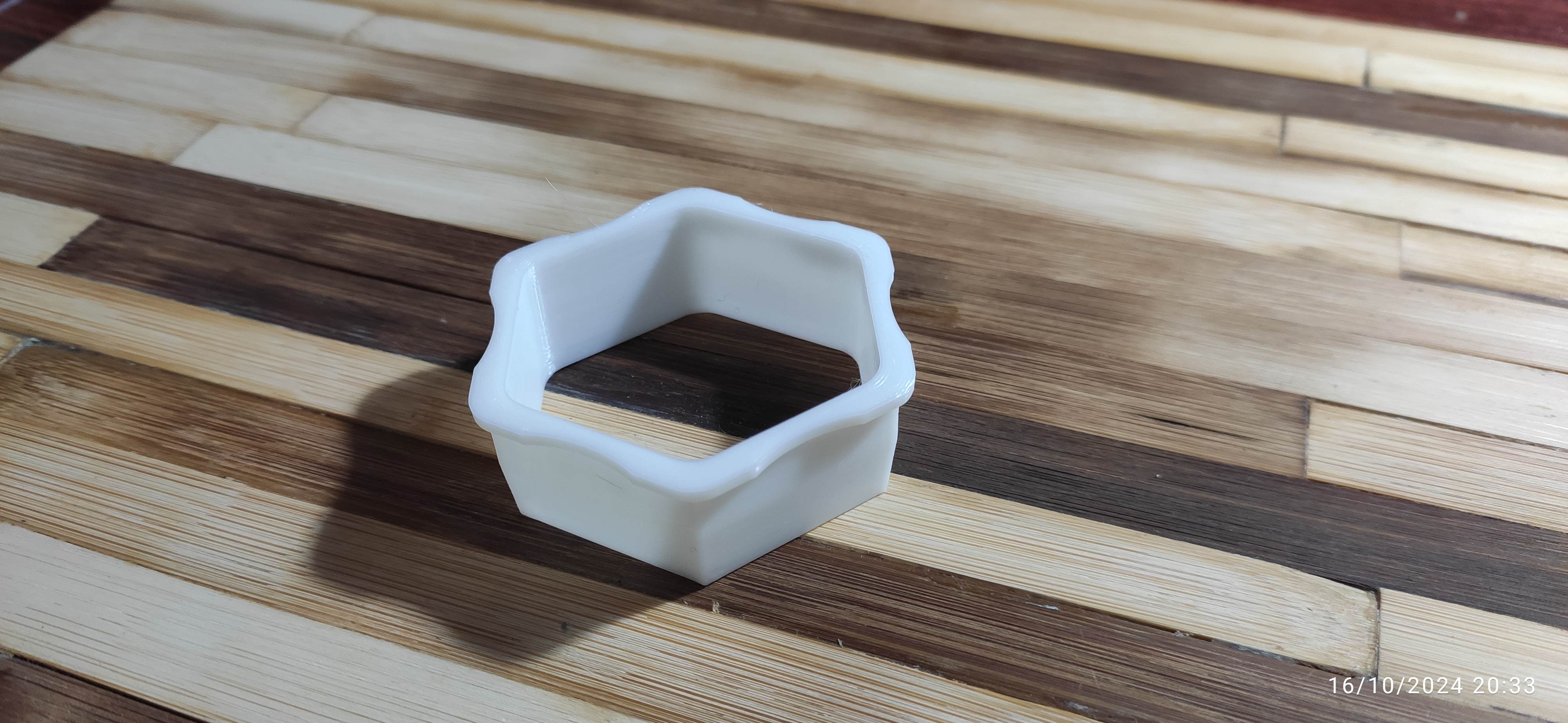 Miniatura 2 do modelo 3D cookie cutter hex