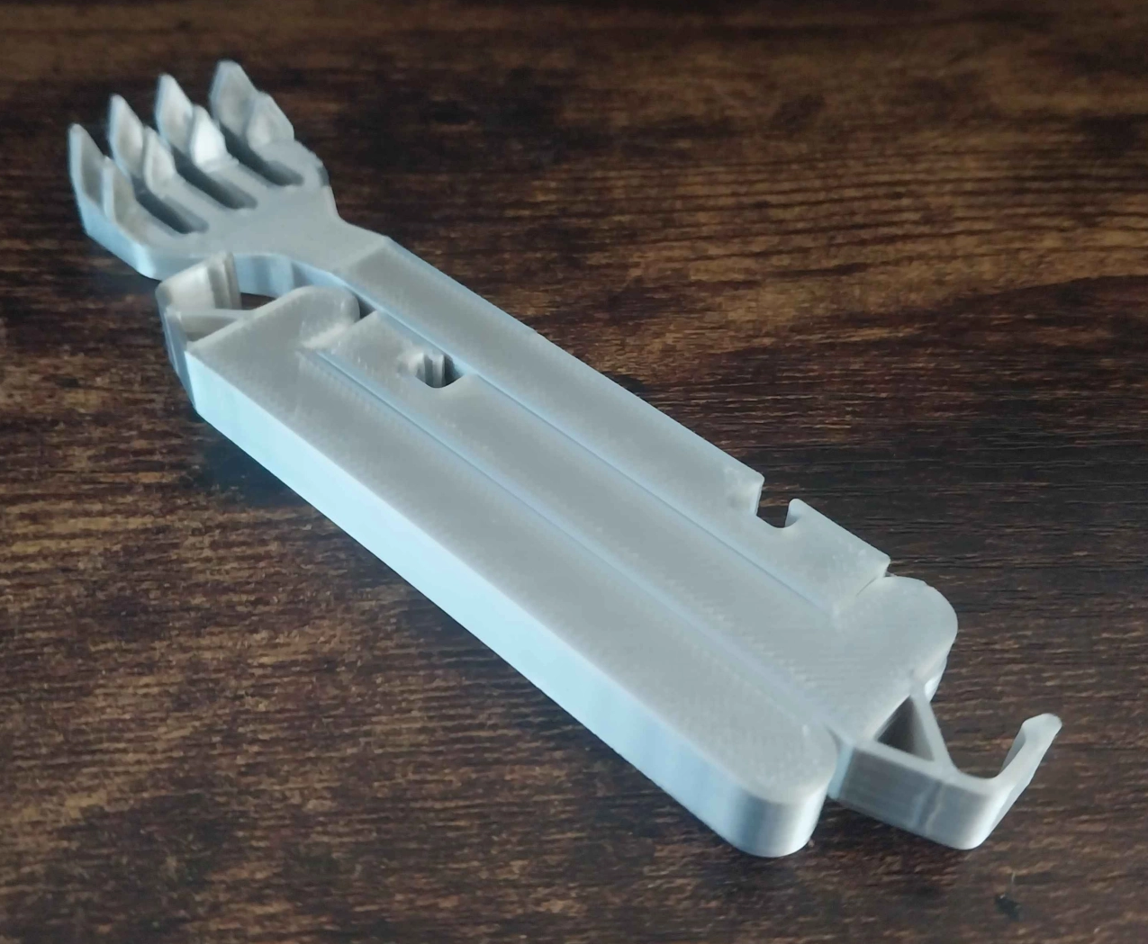 Double Toothed Remix for "Foldable scratcher / print in place"