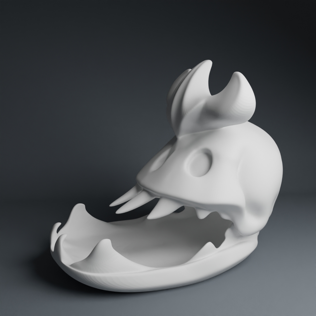 Stylized Skull Sweet Bowl
