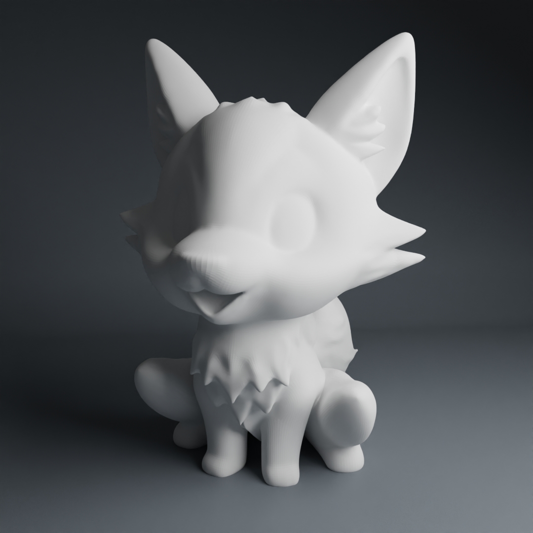 Stylized wolf