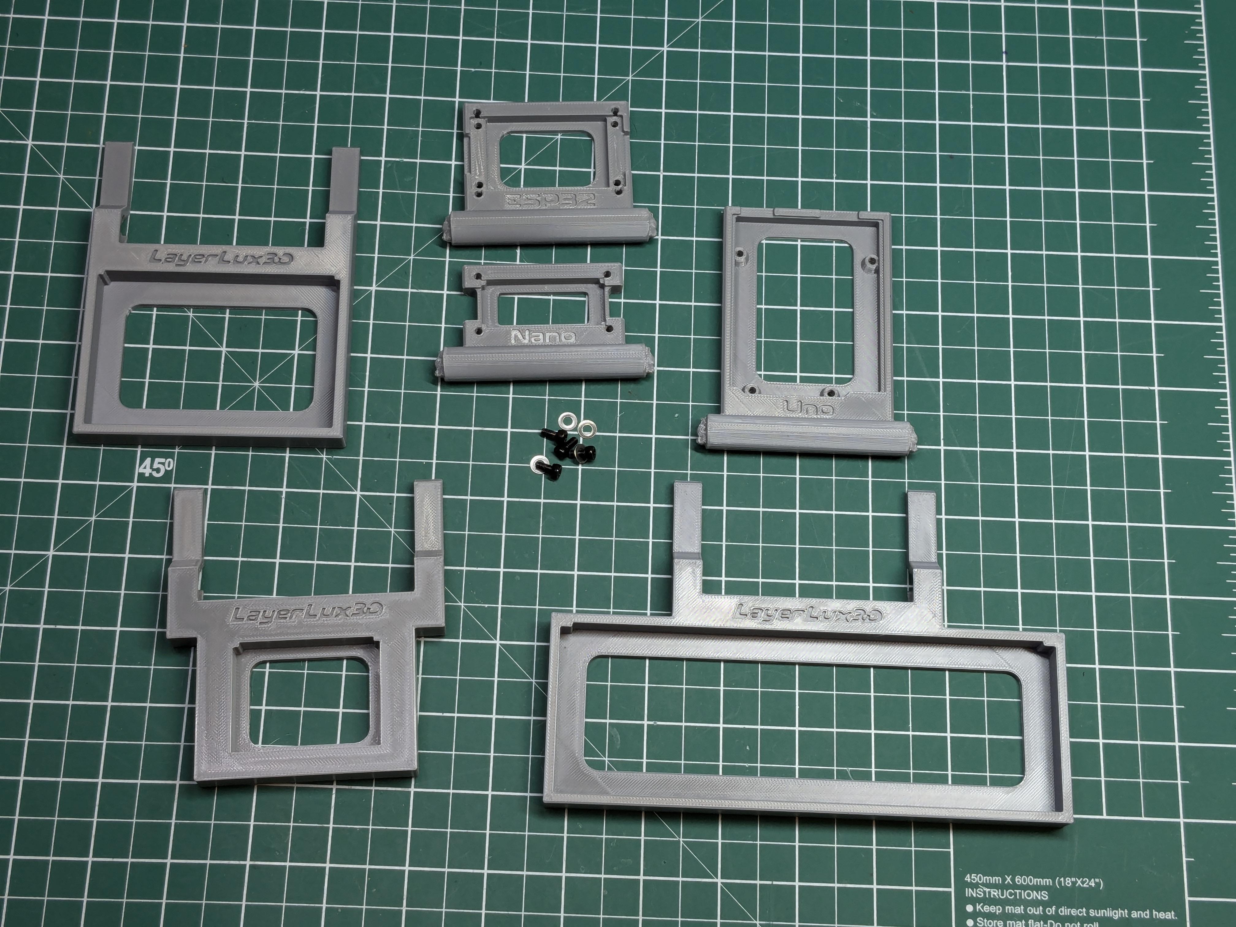 Miniatura 3 do modelo 3D modular microcontroller and breadboard holder