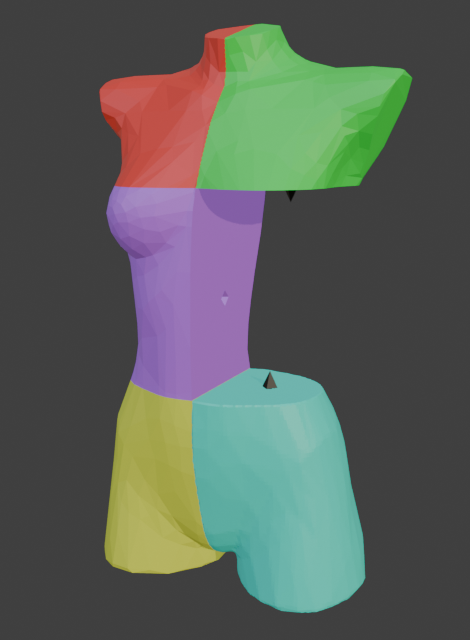 Full size mannequin for small and large buildplates