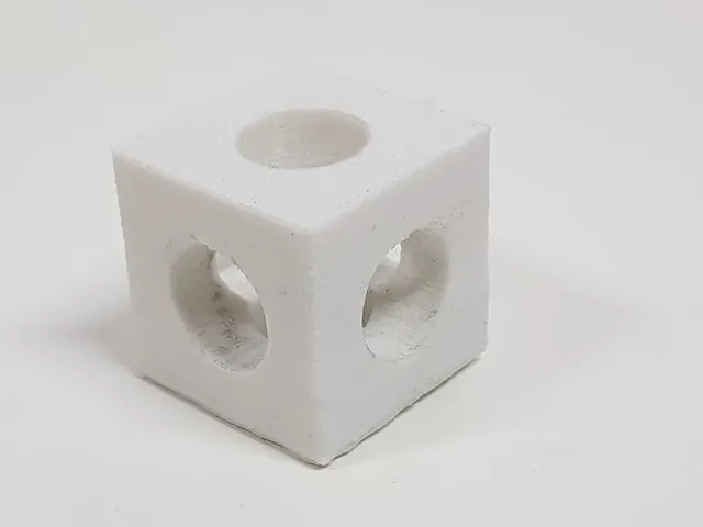 Cube calibration test 3 axis