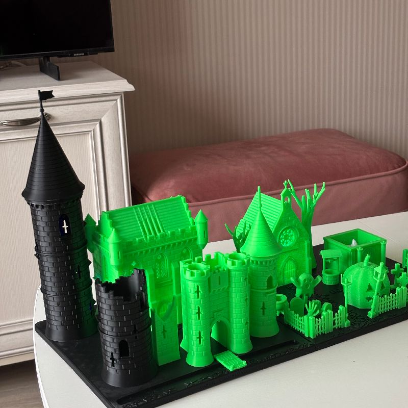 Castle Grimstone Haunted Castle & Graveyard Kit by Marlboro | Download ...