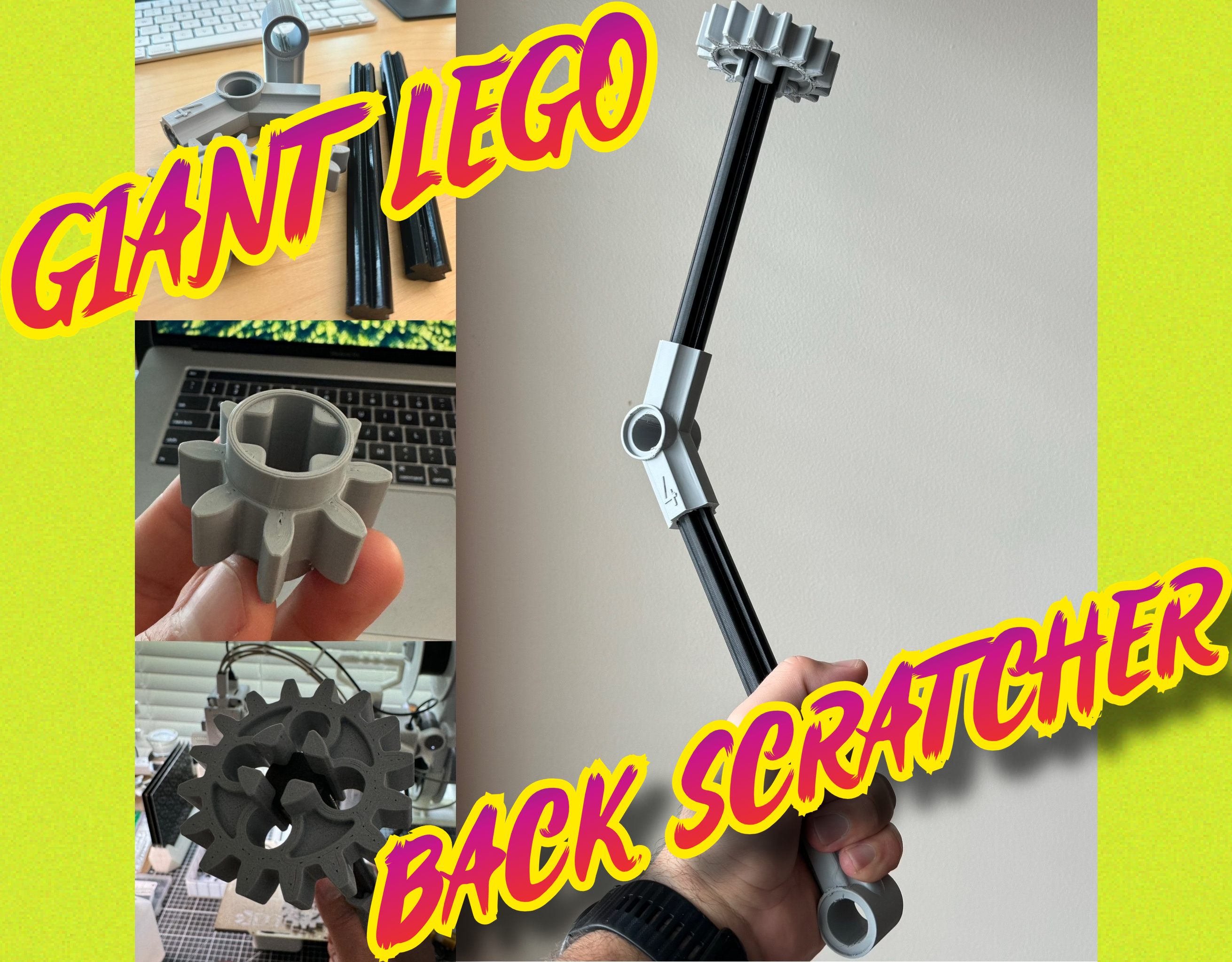 GIANT LEGO BACK SCRATCHER!