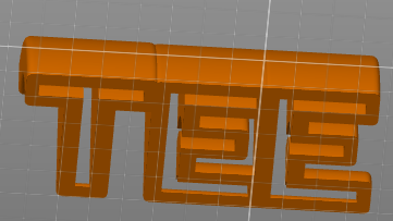 Office desk sign for someone named Tee