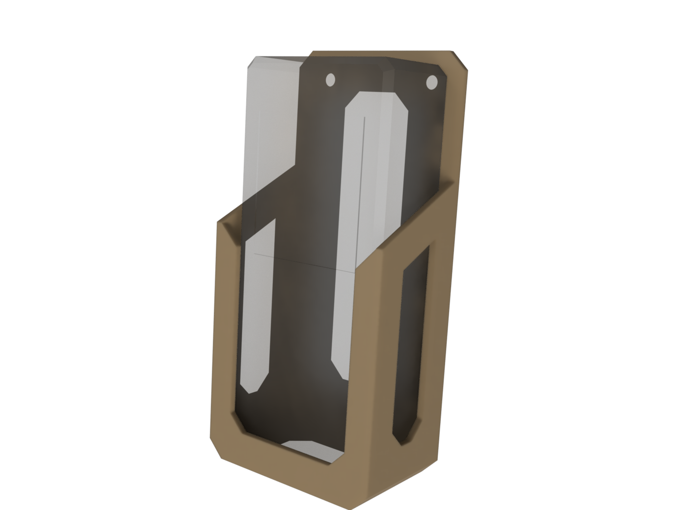 Laser meter wall mount