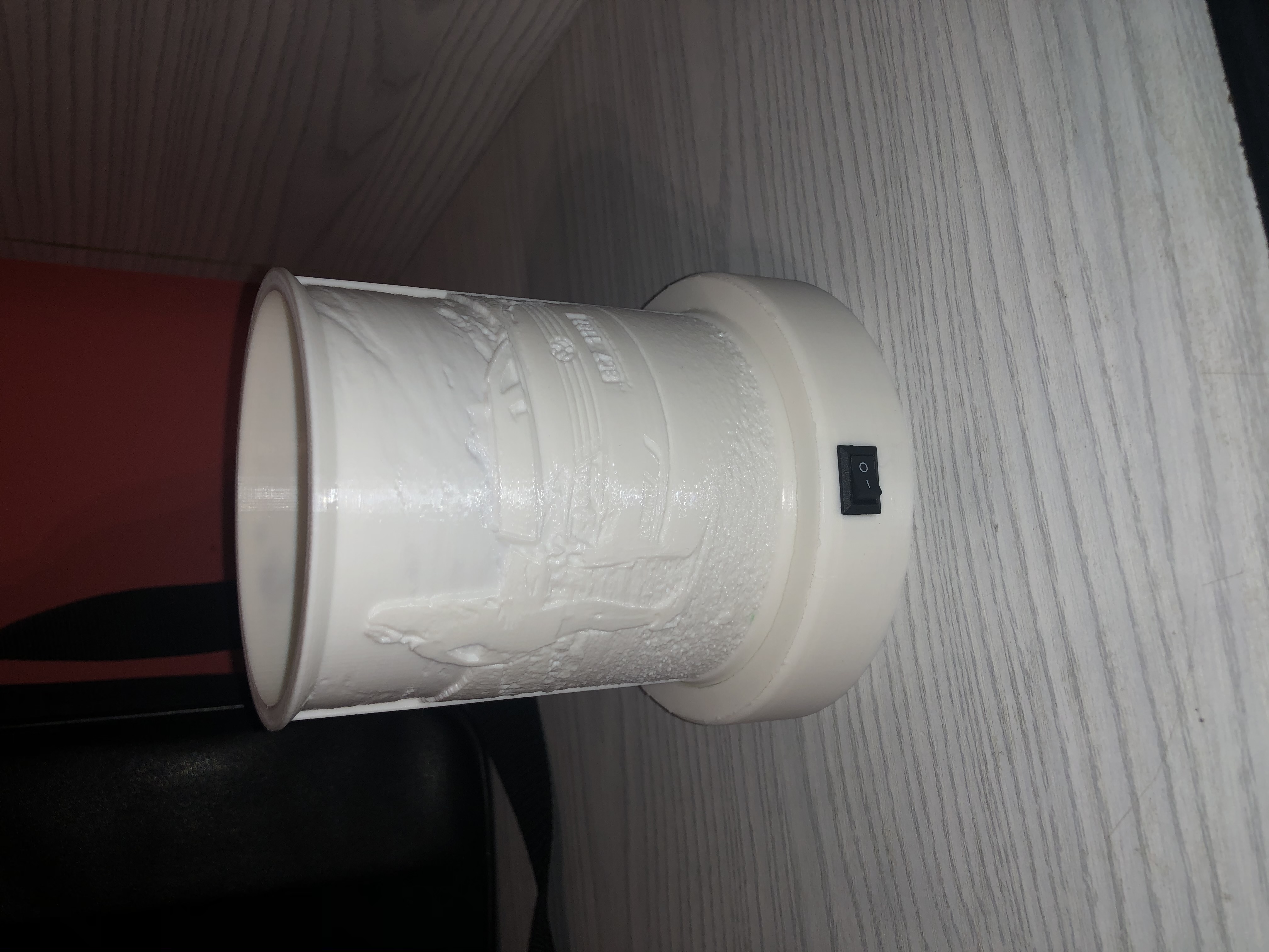 Lithophane LED stand