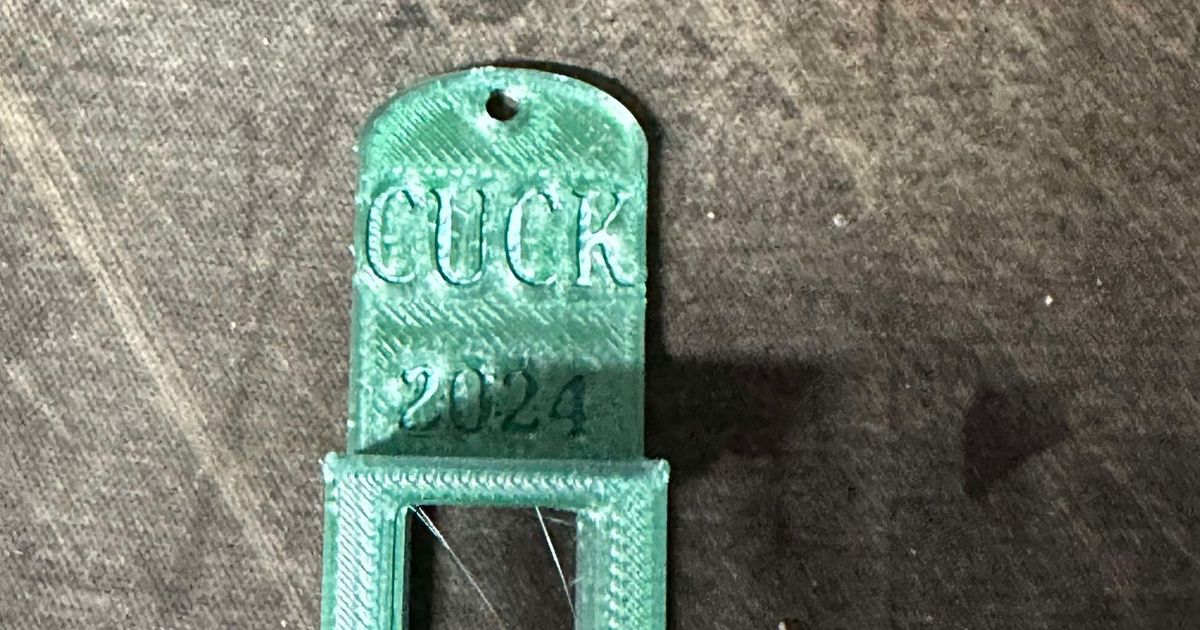 Holiday Ornament Cuck Chair (2024) by patrickpleez1 Download free STL