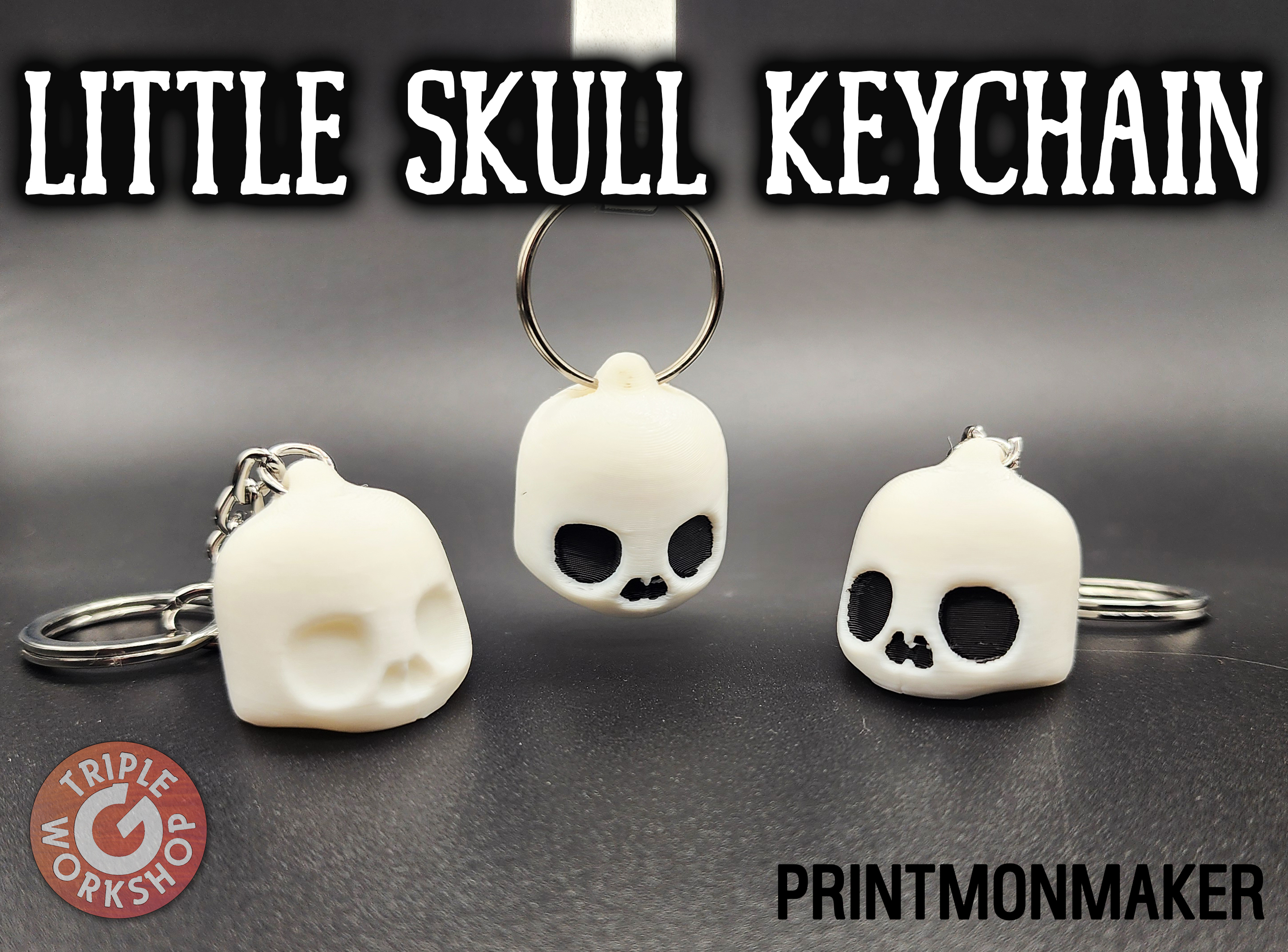 Little Skull Keychain