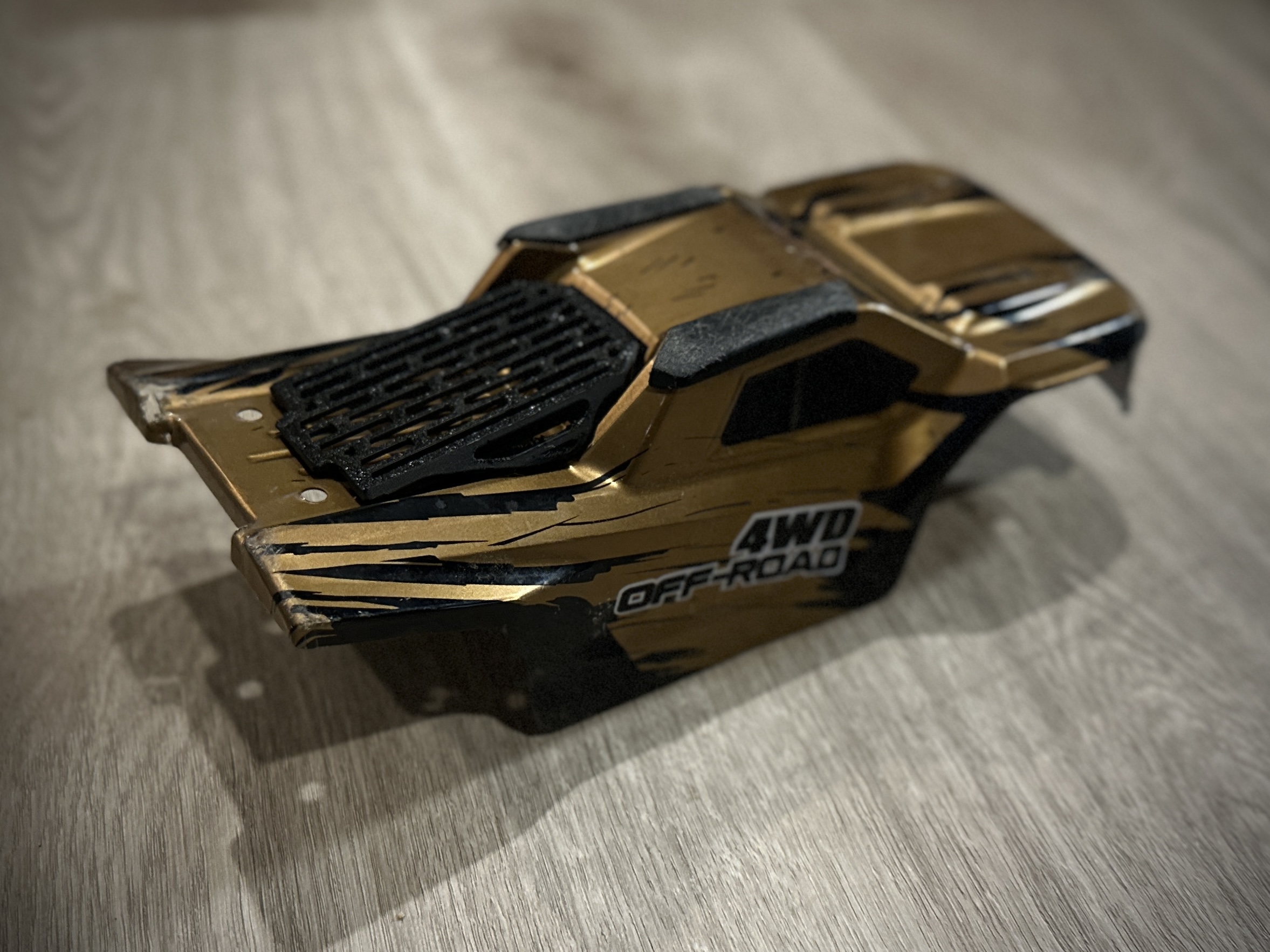 Baja Style Rack for HyperGo RC 4WD Truck - Extended V2