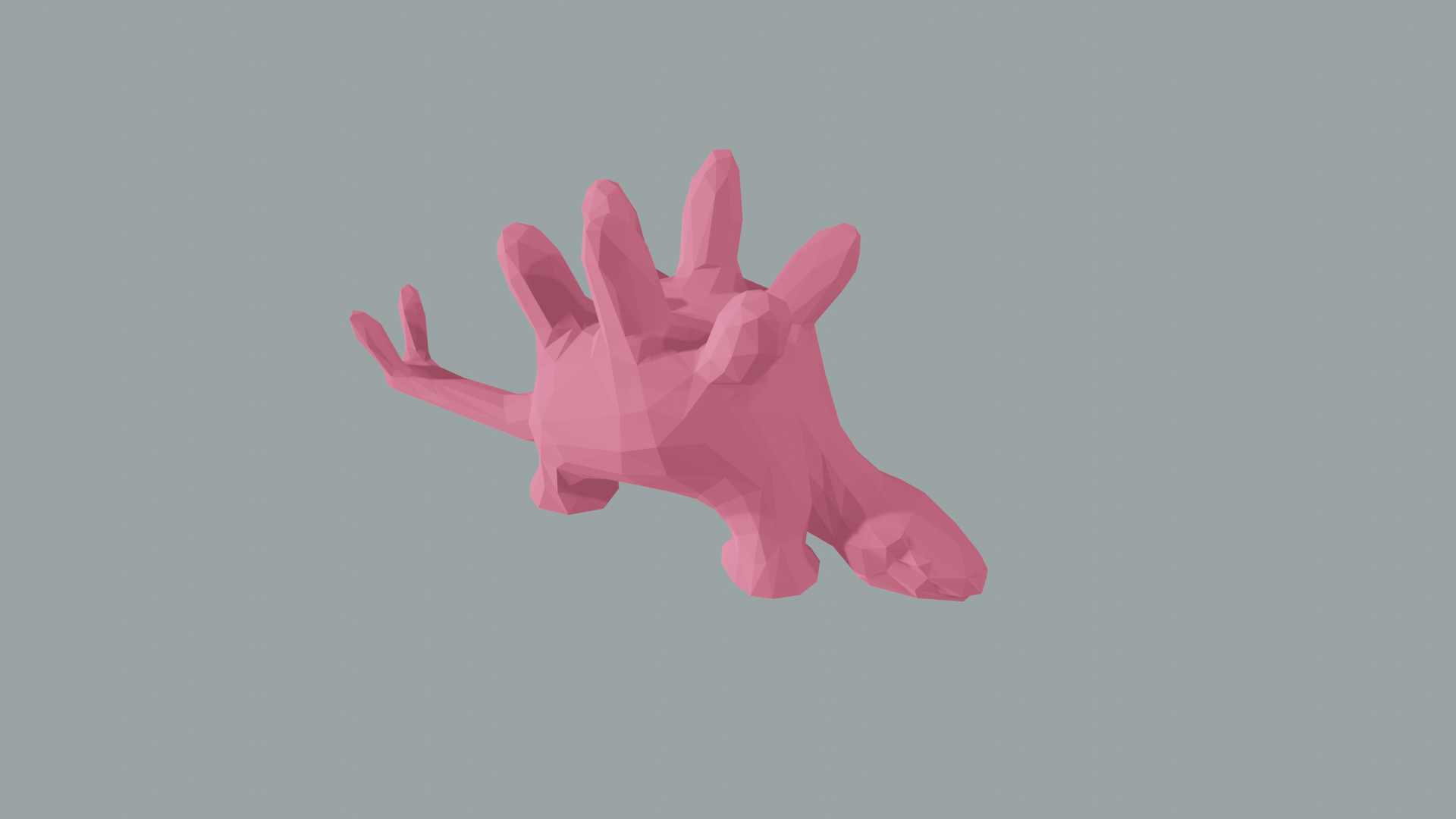 Low Poly Stegosaurus Ring Holder
