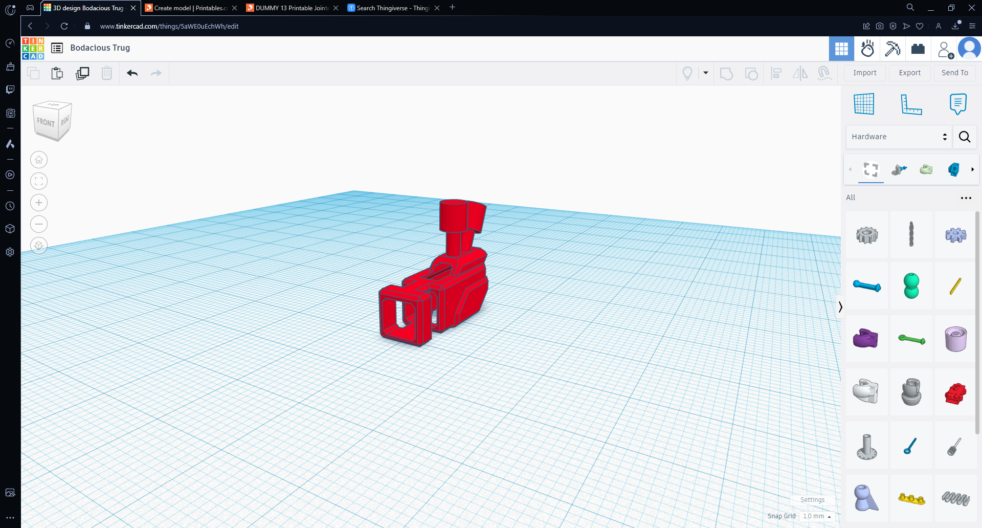 knuckblaster from ultrakill v2 for dummy 13