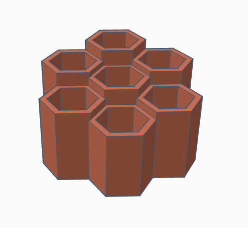 Hexagonal Pen Holder