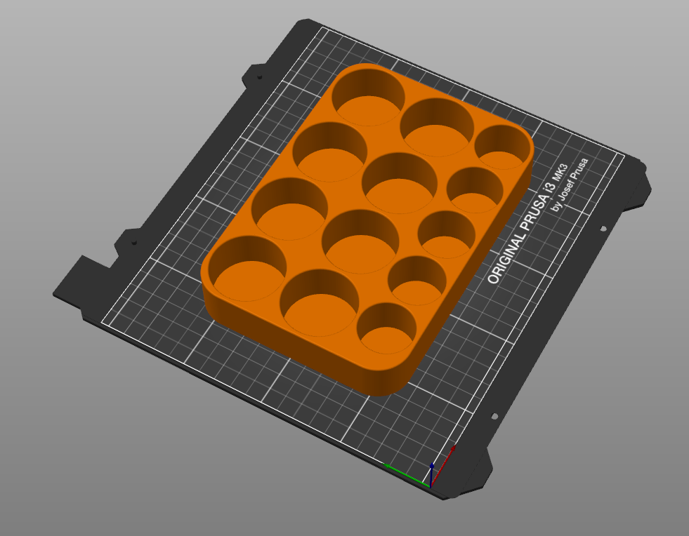 Liquid-Flaschen organizer