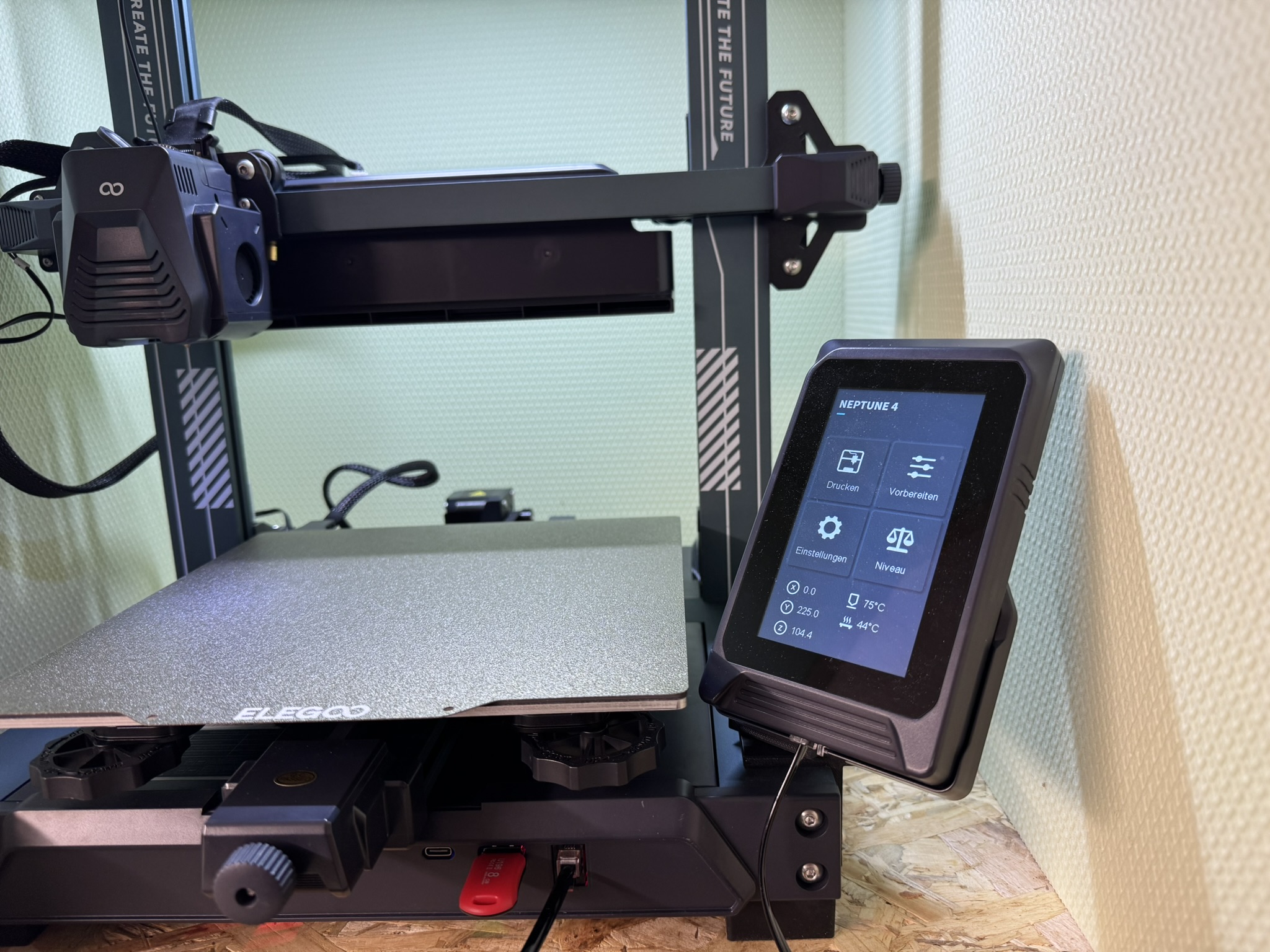 Elegoo Neptune 4 Screen Mount (rotatable) Remix lower part