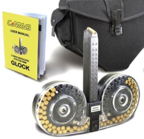 right and left flange for glock 100 round drum magazine