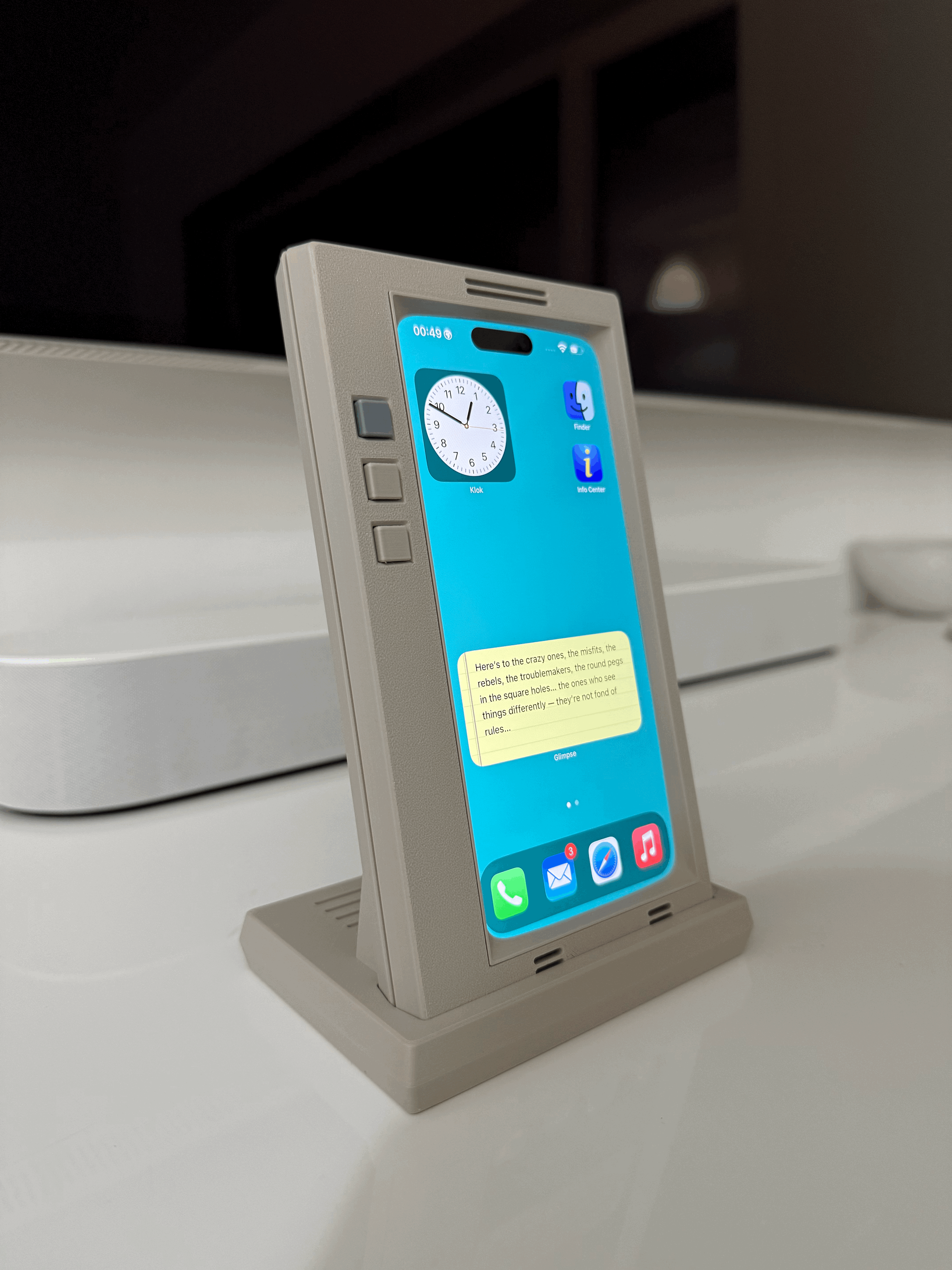 Dock for Retro iPhone Case