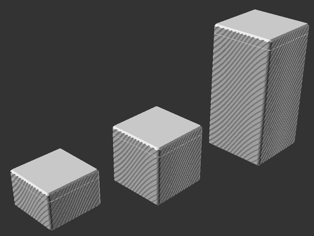 Miniatura 3 do modelo 3D square twist lock box