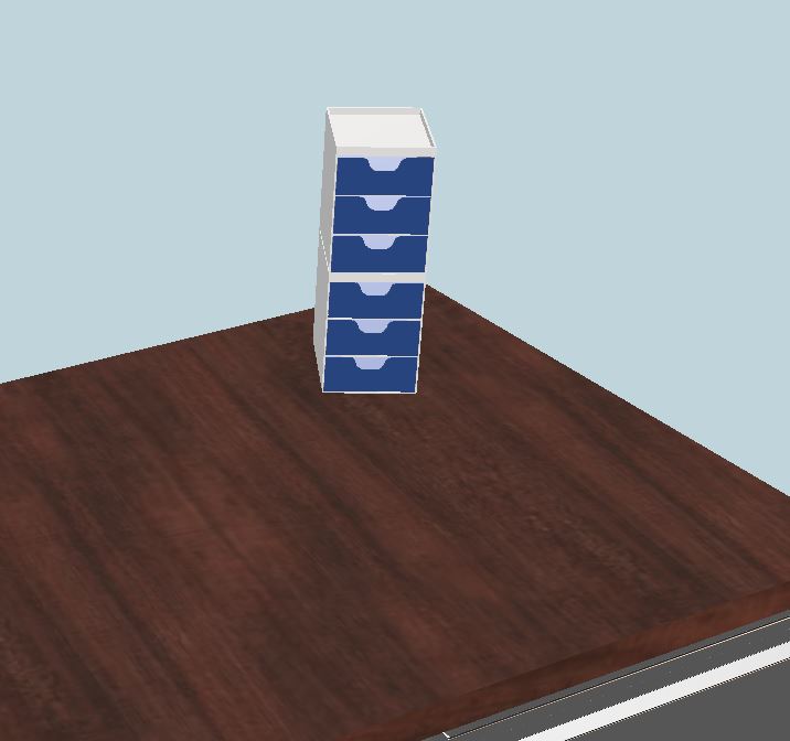 Miniatura 3 do modelo 3D Stackable Desk Organizer Drawers