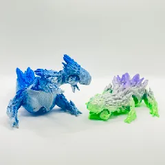 Cute Spiky Dinosaur - Articulated - Print in Place - Flexi