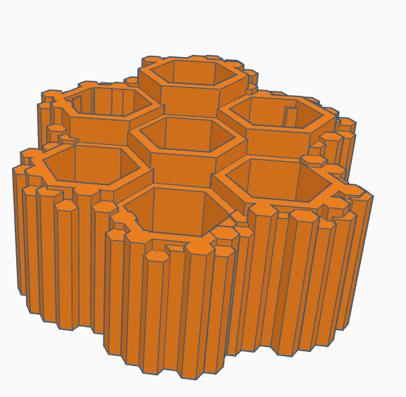 Another Hexagonal Pen Holder