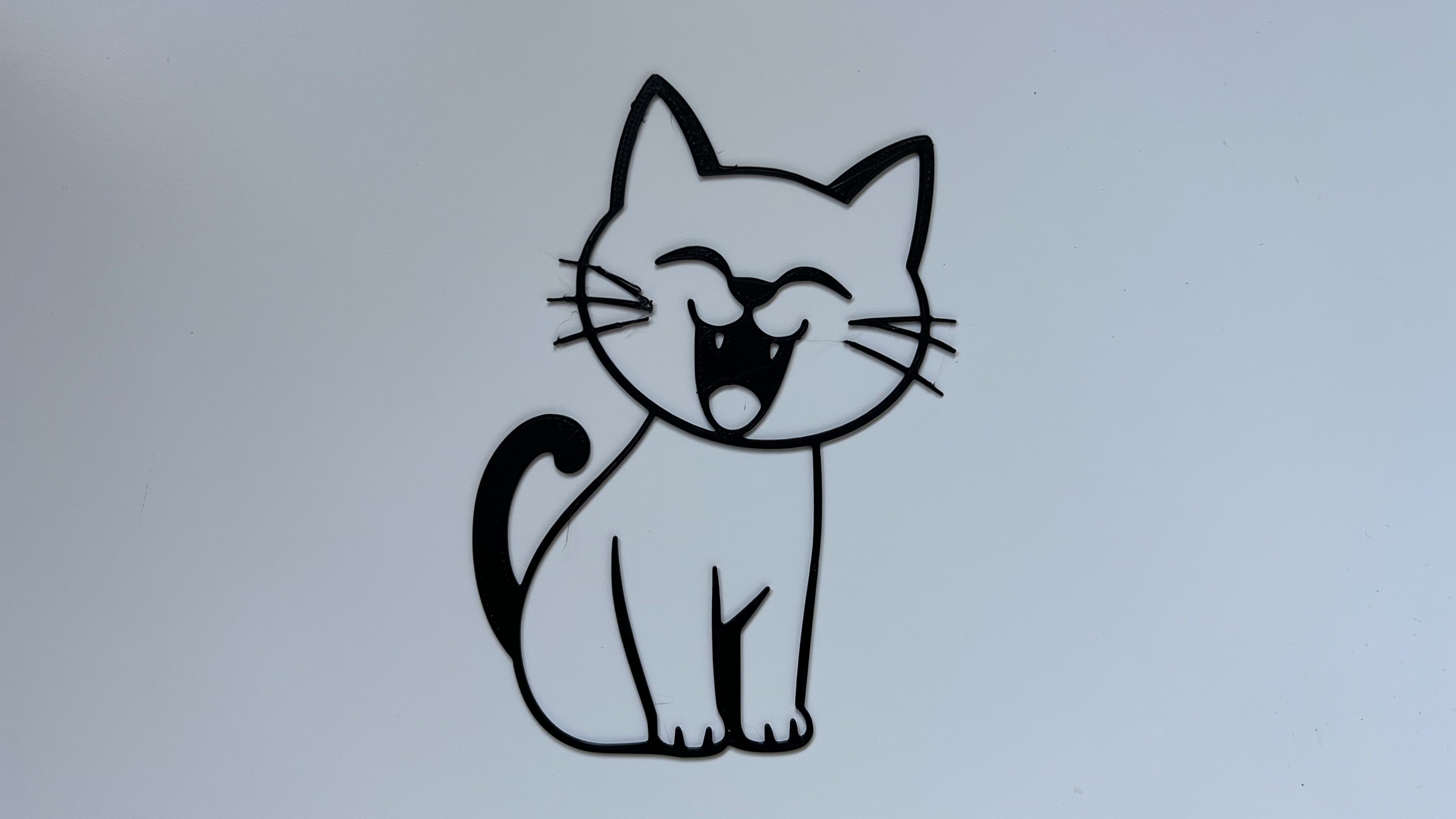 Happy Cat Wall Art #2
