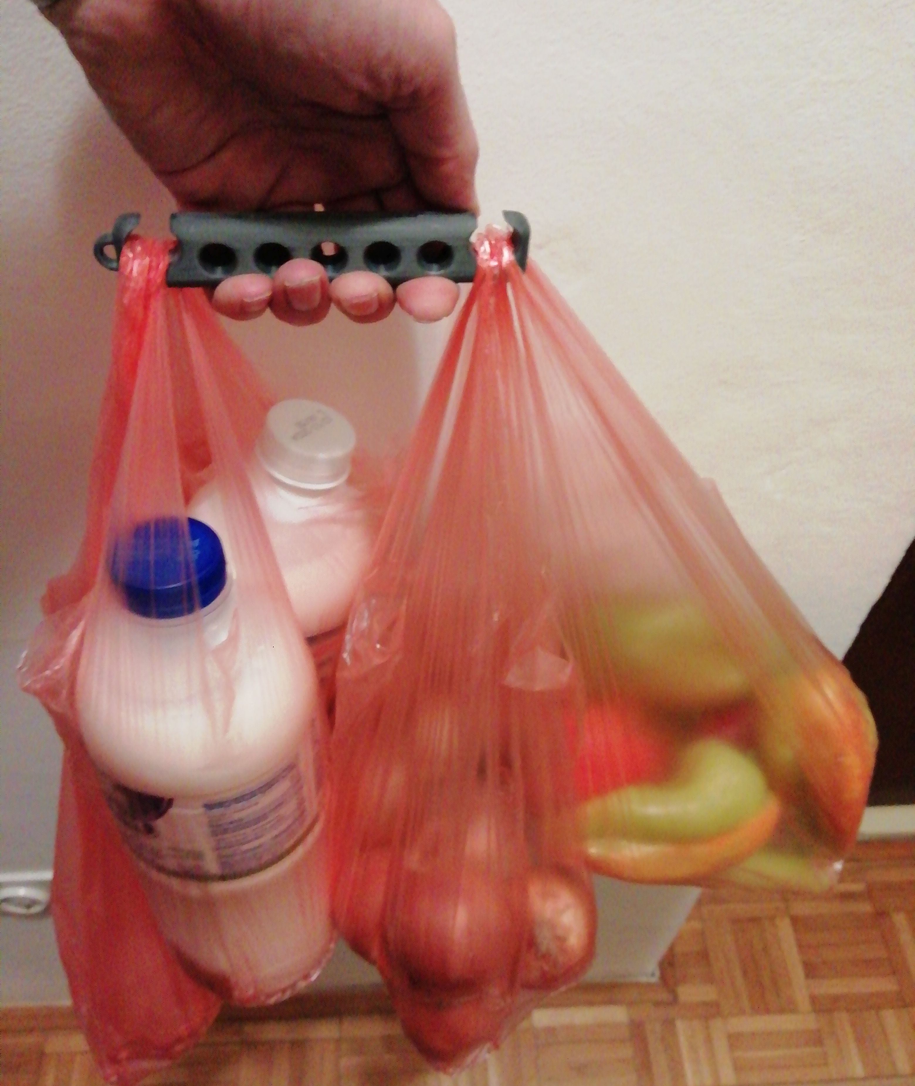 Simple bag&parcel holder