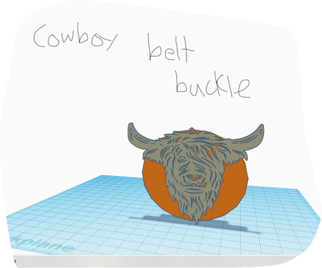 Western Belt Buckle by sharkray11 Download free STL model