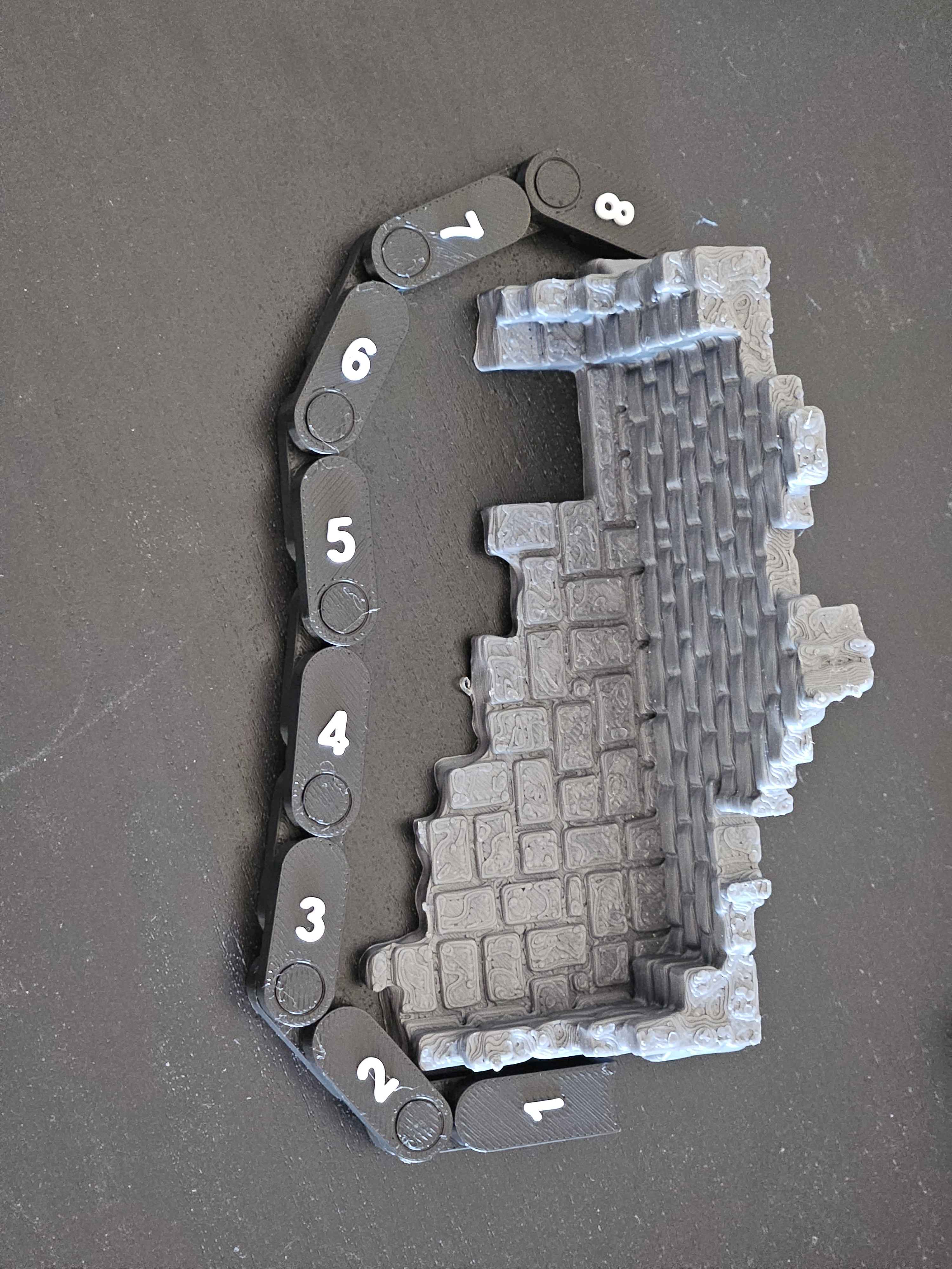 Articulated Ruler (Printinplace) by Yandalf Download free STL model