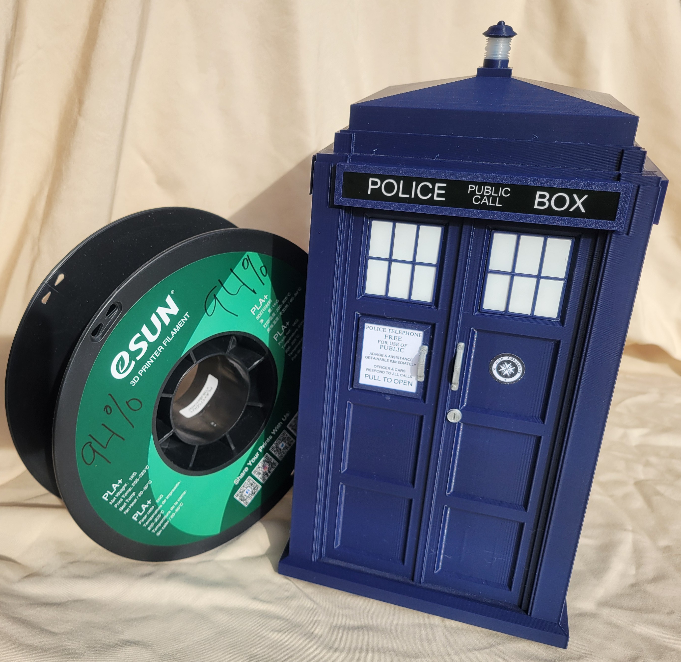 TARDIS Storage Box - BASIC (no power/electronic interaction)