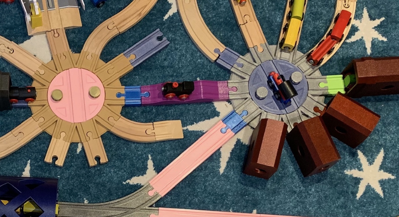 Train Track Turntables by IR Blinx Download free STL model