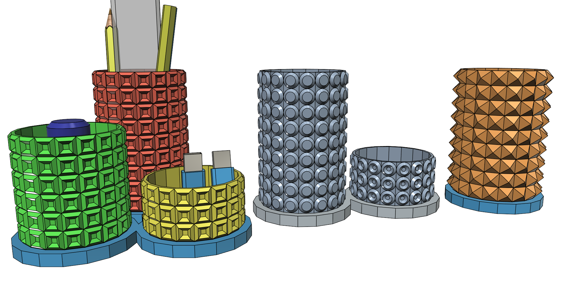 Pencil holder pencils holder by REDZC | Download free STL model ...
